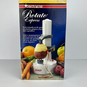 Original 2001 Starfrit Rotato Express, potato, fruit, veggie peeler, New In Box